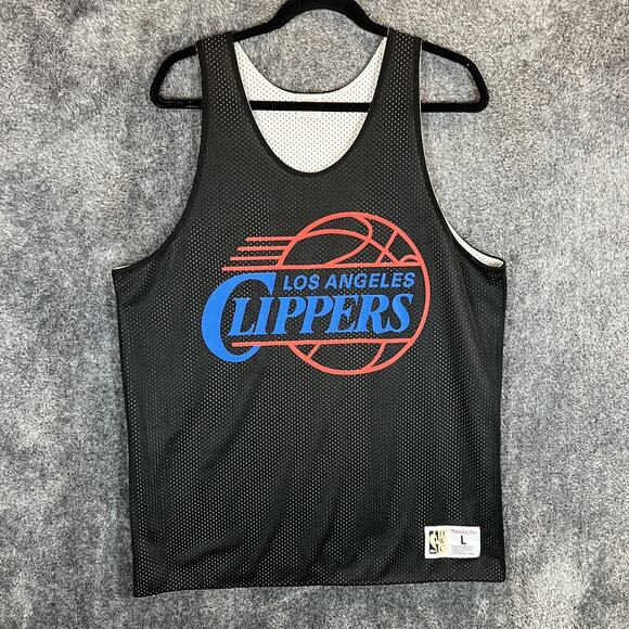 Los Angeles Clippers Jersey Mens Large NBA Basketball Mesh Tank HWC 90s - Picture 1 of 8